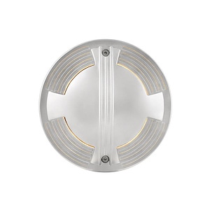 Sparta - 7 Inch Flare LED Round Quad-Directional Well Light - Stainless Steel Landscaping Indicator - 1212898