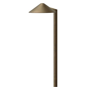 Hardy Island - Low Voltage 1 Light Path Light - 7 Inches Wide by 18.5 Inches High