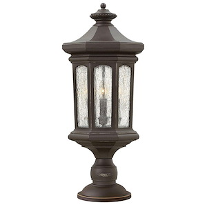 Raley - 4 Light Large Outdoor Post Top or Pier Mount Lantern in Traditional Style - 11.75 Inches Wide by 26.25 Inches High - 758317