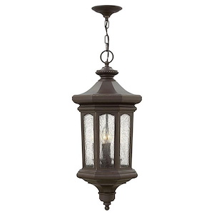 Raley - 4 Light Large Outdoor Hanging Lantern in Traditional Style - 11.75 Inches Wide by 27.5 Inches High - 758316