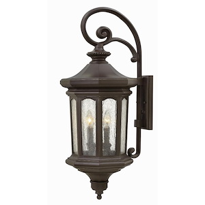 Raley - 4 Light Large Outdoor Wall Lantern in Traditional Style - 11.75 Inches Wide by 31.5 Inches High
