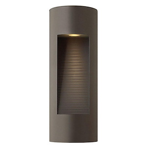 Luna - 2 Light Medium Outdoor Wall Lantern in Modern Style - 6 Inches Wide by 16 Inches High