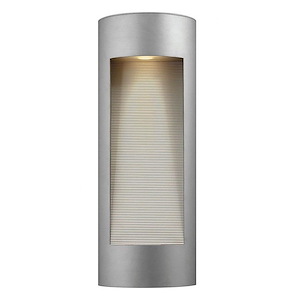 Luna - 2 Light Large Outdoor Wall Lantern in Modern Style - 9 Inches Wide by 24 Inches High