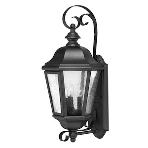 Edgewater - 3 Light Large Outdoor Wall Lantern in Traditional Style - 10 Inches Wide by 21 Inches High