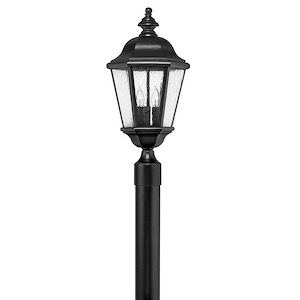 Edgewater - 3 Light Large Outdoor Post Top or Pier Mount Lantern in Traditional Style - 10 Inches Wide by 21.25 Inches High
