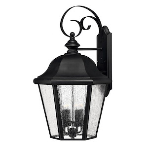 Edgewater - 4 Light Extra Large Outdoor Wall Lantern in Traditional Style - 15 Inches Wide by 25.5 Inches High