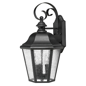 Edgewater - 3 Light Medium Outdoor Wall Lantern in Traditional Style - 10 Inches Wide by 18 Inches High