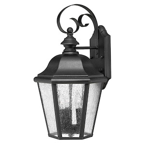 Edgewater - 3 Light Medium Outdoor Wall Lantern in Traditional Style - 10 Inches Wide by 18 Inches High