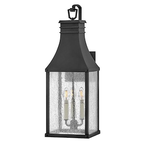 Beacon Hill - 3 Light Outdoor Wall Mount In Traditional Style-26.25 Inches Tall and 9 Inches Wide