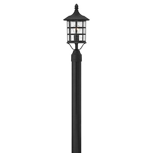 Freeport - 1 Light Medium Outdoor Post or Pier Mount Lantern in Traditional-Coastal Style - 8 Inches Wide by 17.75 Inches High