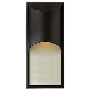 Cascade - 1 Light Medium Outdoor Wall Lantern in Modern Style - 8 Inches Wide by 18 Inches High - 758821