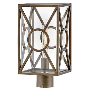 Brixton - 1 Light Medium Outdoor Post Top or Pier Mount Lantern made with Coastal Elements for Coastal Environments - 1048108