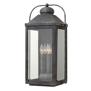 Anchorage - 4 Light Extra Large Outdoor Wall Lantern in Traditional Style - 13 Inches Wide by 25 Inches High