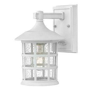 Freeport Coastal Elements - 1 Light Small Outdoor Wall Lantern in Coastal Style - 6 Inches Wide by 9.25 Inches High