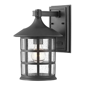 Freeport Coastal Elements - 1 Light Medium Outdoor Wall Lantern in Coastal Style - 8 Inches Wide by 12.25 Inches High