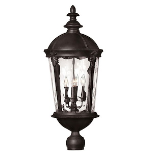 Windsor - Outdoor Post Mount in Traditional Style - 12.5 Inches Wide by 30 Inches High - 758833
