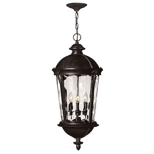 Windsor - Outdoor Hanging Lantern in Traditional Style - 12.5 Inches Wide by 28.5 Inches High - 758834