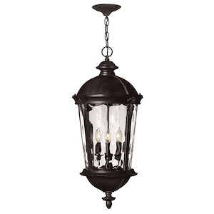 Windsor - Outdoor Hanging Lantern in Traditional Style - 12.5 Inches Wide by 28.5 Inches High - 758834