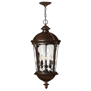 Windsor - Outdoor Hanging Lantern in Traditional Style - 12.5 Inches Wide by 28.5 Inches High