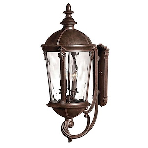Windsor - Outdoor Wall Mount in Traditional Style - 12.5 Inches Wide by 32 Inches High