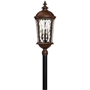 Windsor - Outdoor Post Mount in Traditional Style - 14.25 Inches Wide by 34.75 Inches High