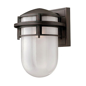 Reef - 1 Light Large Outdoor Wall Lantern in Transitional and Modern and Coastal Style - 9 Inches Wide by 12.75 Inches High - 758860