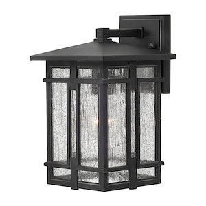 Tucker - One Light Outdoor Wall Mount in Transitional and Craftsman Style - 7 Inches Wide by 11.5 Inches High
