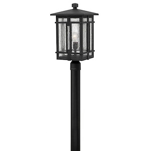 Tucker - One Light Outdoor Post Mount in Transitional-Craftsman Style - 11 Inches Wide by 20.5 Inches High
