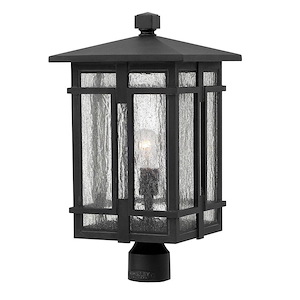 Tucker - One Light Outdoor Post Mount in Transitional-Craftsman Style - 11 Inches Wide by 20.5 Inches High - 758955