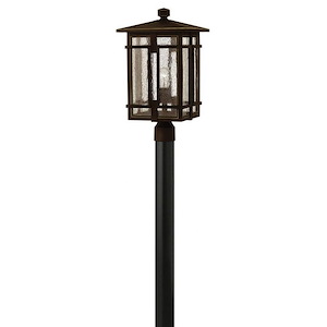 Tucker - One Light Outdoor Post Mount in Transitional-Craftsman Style - 11 Inches Wide by 20.5 Inches High - 758955