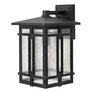 Tucker - One Light Outdoor Wall Mount in Transitional and Craftsman Style - 11 Inches Wide by 18 Inches High