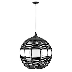 Maddox - 1 Light Outdoor Orb Pendant In Modern and Bohemian Style-26 Inches Tall and 24.25 Inches Wide - 1212899