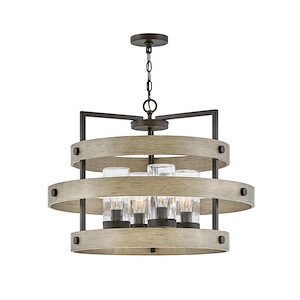 Riverwood - 4 Light Medium Outdoor Hanging Lantern in Transitional Style - 28 Inches Wide by 20.25 Inches High
