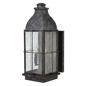 Binghams - 3 Light Large Outdoor Wall Lantern in Traditional Style - 8 Inches Wide by 21 Inches High - 758967