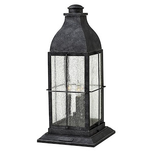 Bingham - 3 Light Large Outdoor Pier Mount Lantern in Traditional Style - 9.75 Inches Wide by 21.25 Inches High - 758968