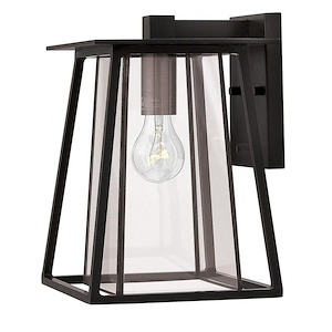 Walker - One Light Small Outdoor Wall Mount in Transitional and Craftsman Style - 8.25 Inches Wide by 12.25 Inches High