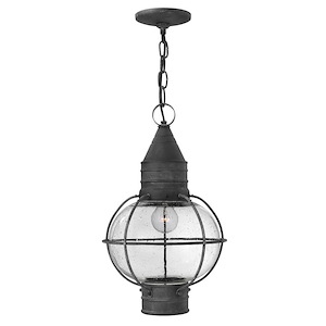 Cape Cod - 1 Light Medium Outdoor Hanging Lantern in Traditional-Coastal Style - 11 Inches Wide by 19.25 Inches High - 759009