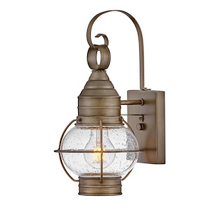 Cape Cod - 1 Light Extra Small Outdoor Wall Lantern in Traditional and Coastal Style - 7 Inches Wide by 14 Inches High