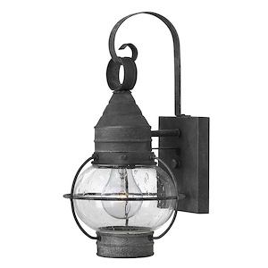 Cape Cod - 1 Light Extra Small Outdoor Wall Lantern in Traditional and Coastal Style - 7 Inches Wide by 14 Inches High - 759013
