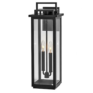 Winthorpe - 10W 2 LED Outdoor Medium Wall Mount Lantern In Traditional Style-22 Inches Tall and 7.25 Inches Wide