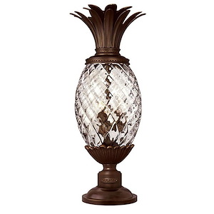 Plantation - Cast Outdoor Lantern Fixture in Traditional-Glam Style - 10.25 Inches Wide by 25.25 Inches High