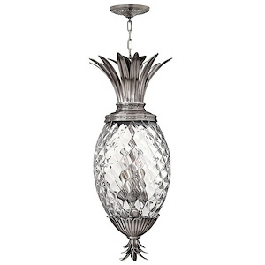 Plantation - 4 Light Large Pendant in Traditional-Glam Style - 12.5 Inches Wide by 28.5 Inches High - 758996