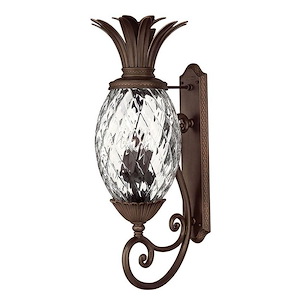 Plantation - Cast Outdoor Lantern Fixture in Traditional-Glam Style - 12.5 Inches Wide by 34 Inches High