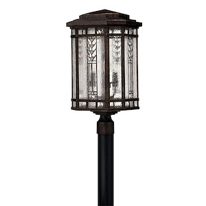Tahoe - Brass Outdoor Lantern Fixture in Craftsman-Rustic Style - 12 Inches Wide by 22.25 Inches High - 1054138