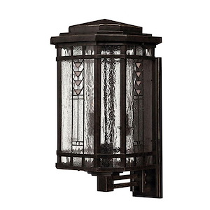 Tahoe - Brass Outdoor Lantern Fixture in Craftsman-Rustic Style - 12 Inches Wide by 22.5 Inches High