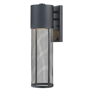 Aria - 18.5 inch 1 Light Medium Outdoor Wall Lantern in Modern and Industrial Style - 5.25 Inches Wide by 18.5 Inches High - 759030