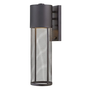 Aria - 18.5 inch 1 Light Medium Outdoor Wall Lantern in Modern and Industrial Style - 5.25 Inches Wide by 18.5 Inches High - 759030