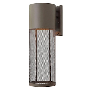 Aria - 1 Light Large Outdoor Wall Lantern in Modern and Industrial Style - 7.25 Inches Wide by 21.75 Inches High