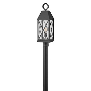 Briar - 1 Light Outdoor Large Post Top or Pier Mount Lantern In Traditional and Transitional Style-25 Inches Tall and 8 Inches Wide