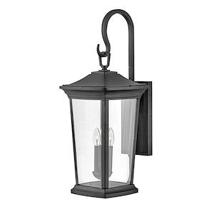 Bromleys - 3 Light Outdoor Double Extra Large Wall Mount Lantern In Traditional Style-30 Inches Tall and 12 Inches Wide - 1094157